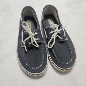 Sperry Boys' Halyard Navy Blue Boat Shoes
